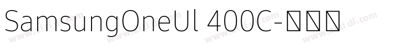 SamsungOneUl 400C字体转换